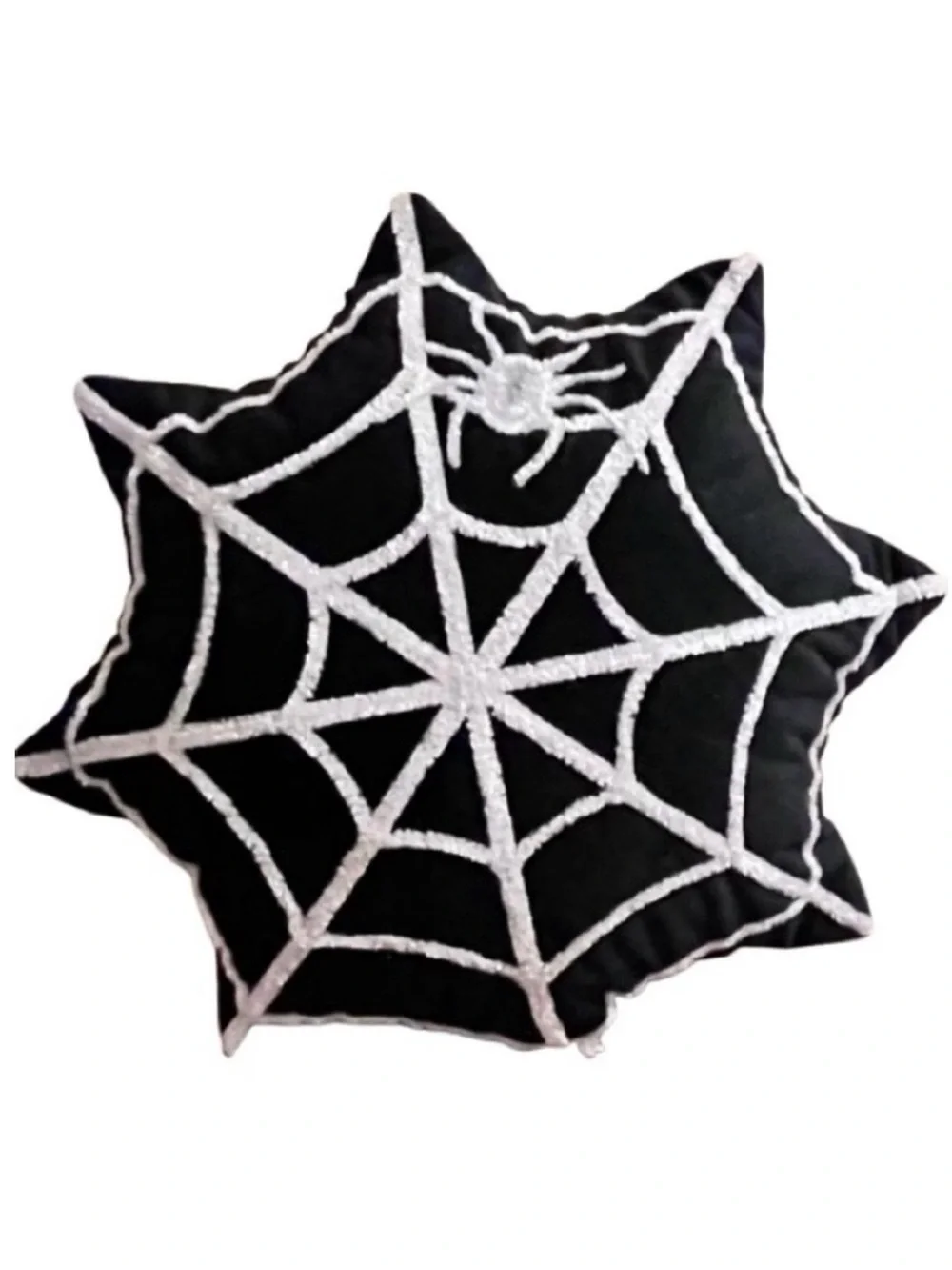 🆕- Halloween Spider Web Accent Pillow. NWT